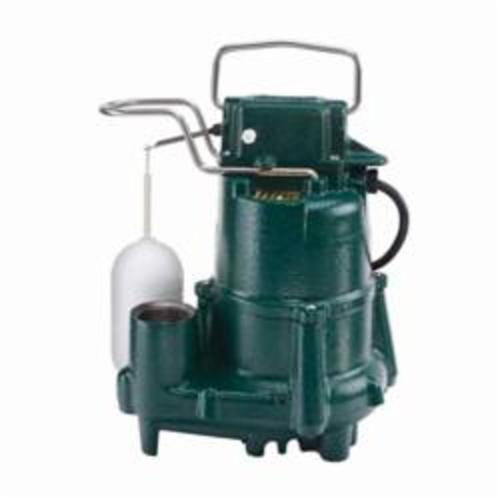 Zoeller® 98 Flow-Mate 98 Single Phase Single Seal Submersible Pump, 72 gpm, 1-1/2 in NPT Outlet, 1/2 hp, Cast Iron