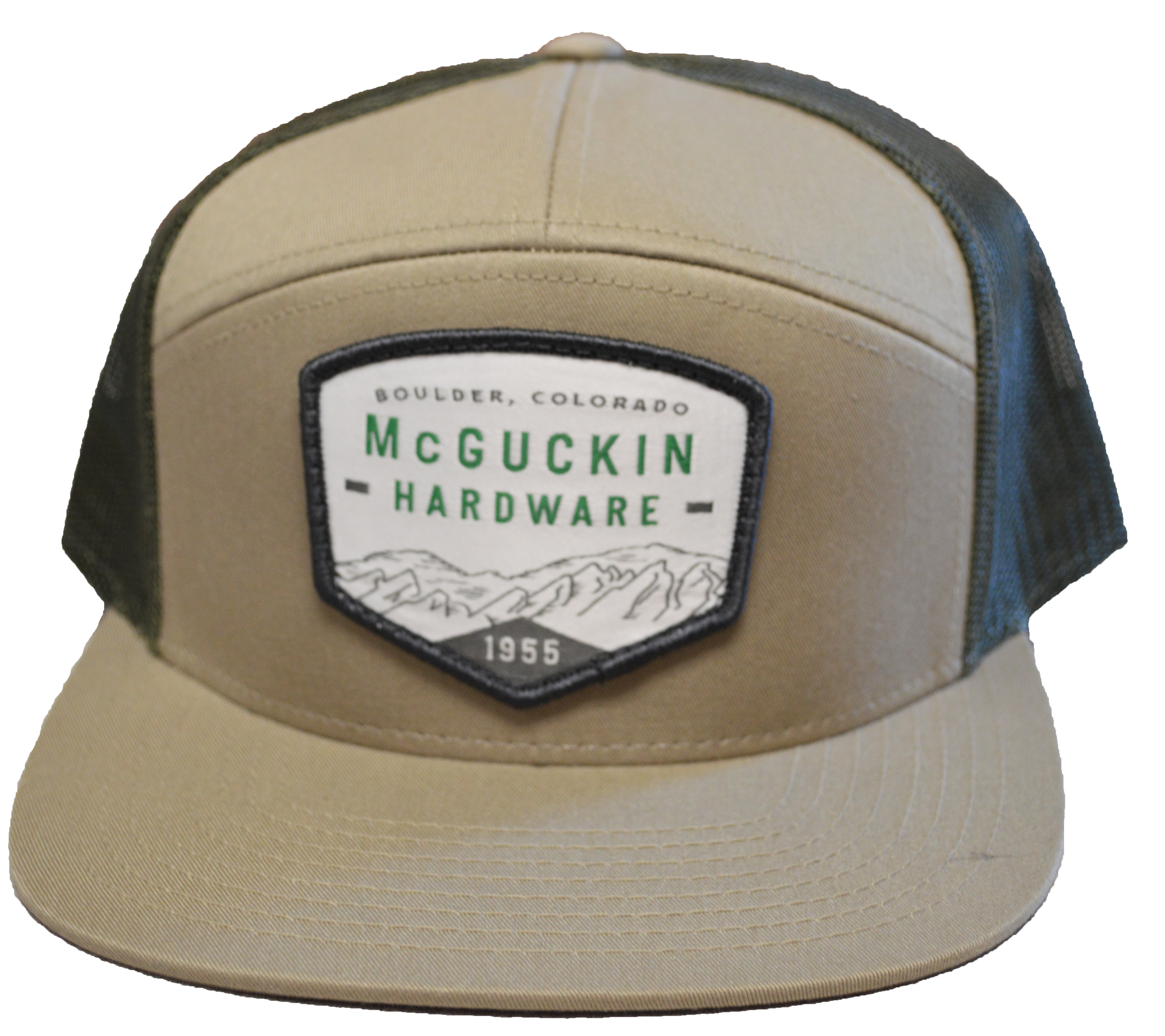 McGuckin 7 Panel Hat Khaki/Loden - 2