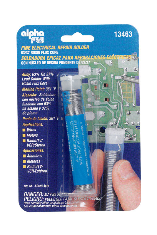 AlphaFry 13463 Electrical Repair Solder, 0.5 oz, 361 deg F Melting Point - 1