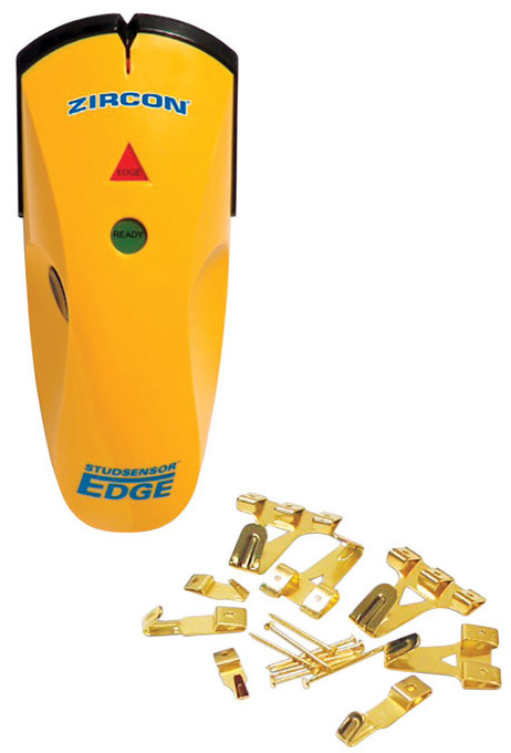 Zircon 65946 Stud Sensor Edge Picture Kit, 9 V Battery, Black/Yellow, Detectable Material: Metal - 1