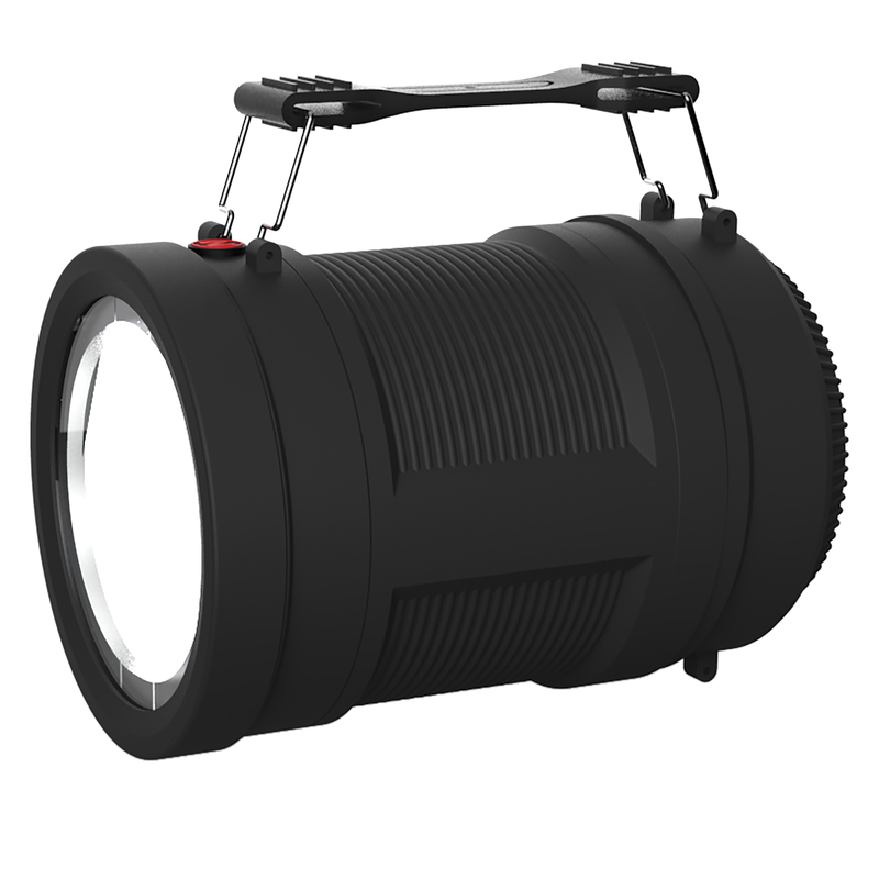 NEBO 6849 Pop-Up Lantern and Spotlight, LED Lamp, ABS/Rubber, Black - 2