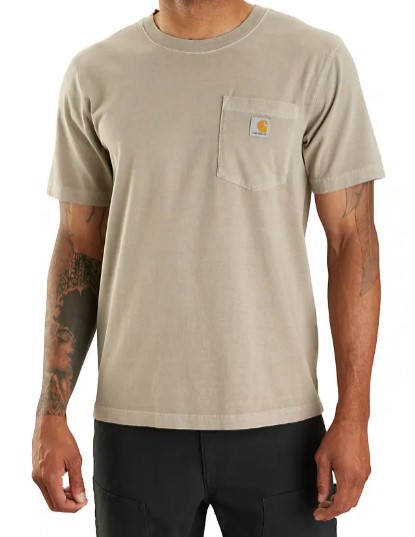 # Men's Relaxed Fit Lightweight Short-Sleeve Shirt, Greige,...