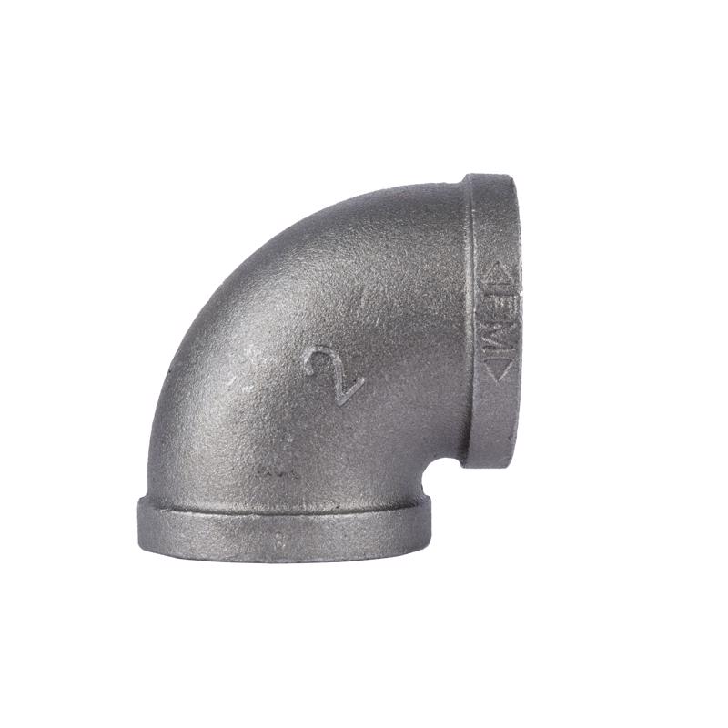 Southland 520-008BG Pipe Elbow, 2 in, FPT, 90 deg Angle, Iron, 150 psi Pressure - 1
