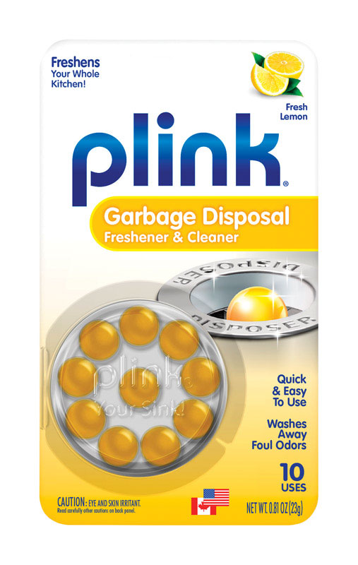 Plink 9010PRO Garbage Disposal Cleaner and Deodorizer Carton Carton, Lemon, Cloudy Pale Yellow - 1