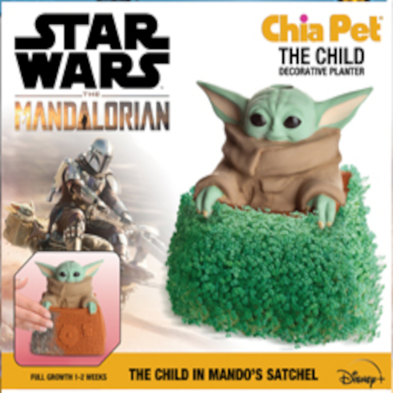 Chia Pet Star Wars Child Mandalorian Decorative Planter Clay - 3