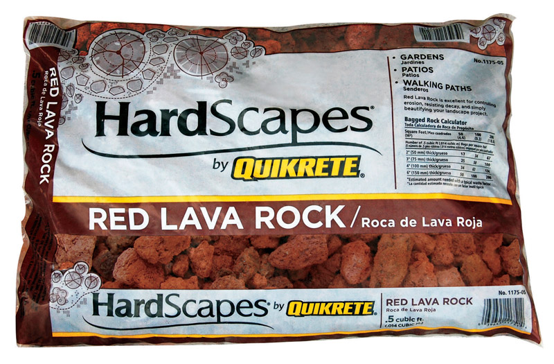 Quikrete 1175-05 Lava Rock, Red Bag - 1
