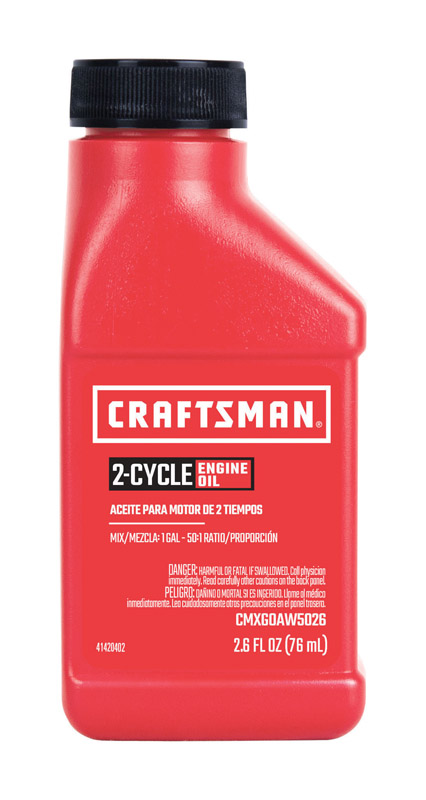 Craftsman 64293 2-Cycle Engine Oil, 2.6 oz | CRAFTSMAN 