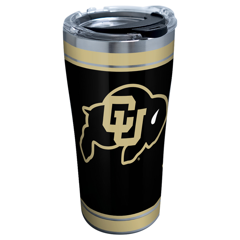 Tervis 1321186 Colorado Buffaloes Double Wall Tumbler, 20 oz Capacity, Round, Stainless Steel, Multi-Color - 1