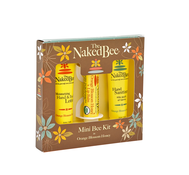 The Naked Bee NBMK Blossom Honey Mini Bee Kit, 3-Piece - 2