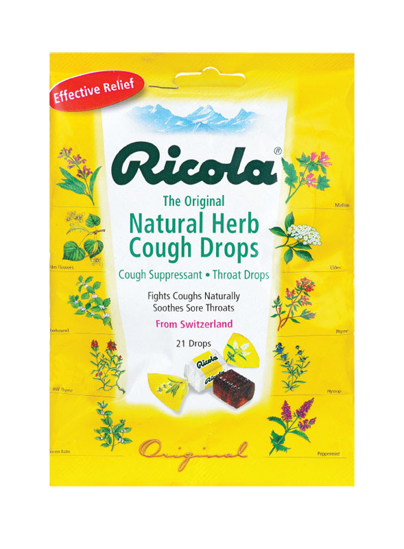 Ricola 10291160 Original Cough Drops, 21, Natural Herb Flavor - 1