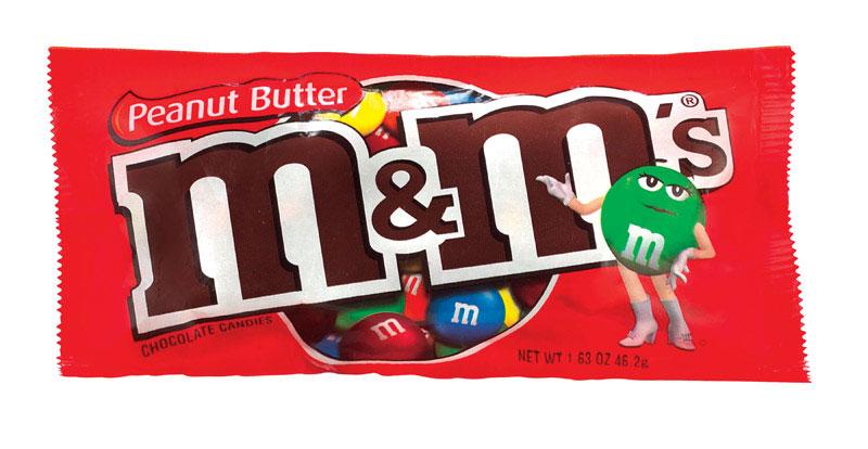 M&M's Chocolate Candies, Peanut Butter 1.63 Oz, Chocolate Candy