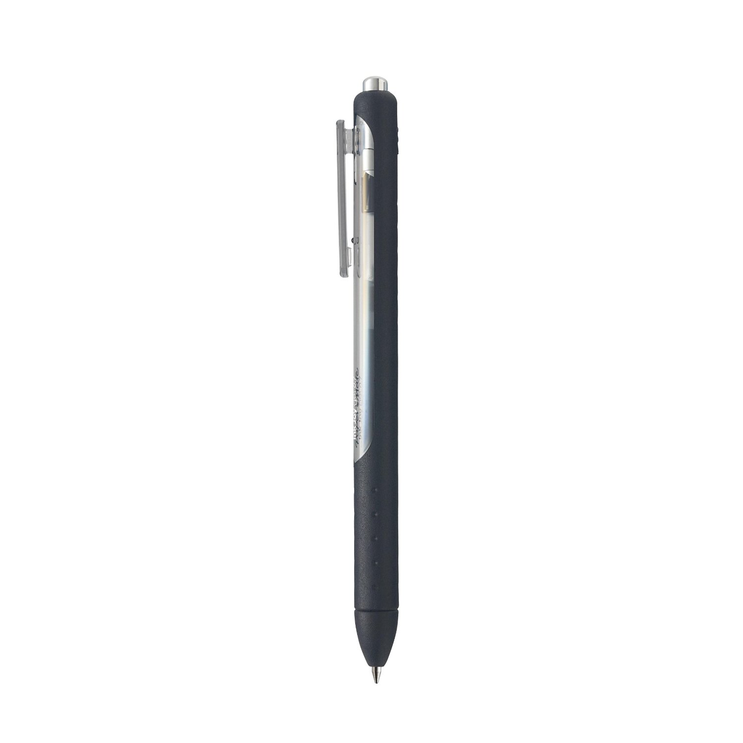 Paper Mate InkJoy 10083 Pen, 0.7 mm Tip, Black Ink, Gel Ink, Rubberized Grip - 1