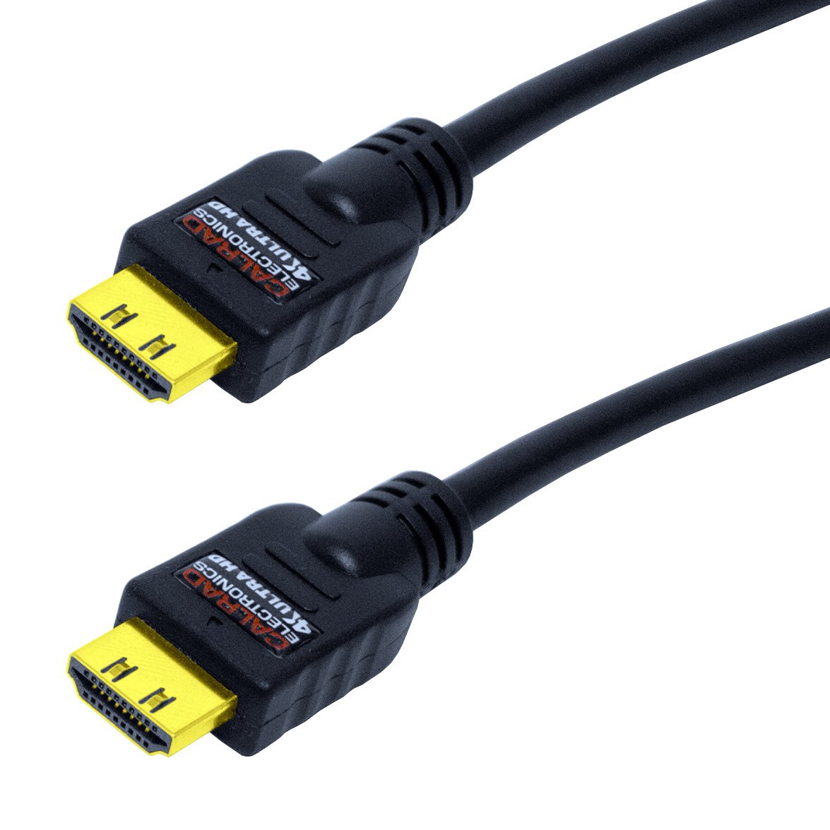 Calrad Electronics 55-668-6 HDMI Cable, Male, Male, 30 AWG Wire, Copper Sheath, Black Sheath, 6 ft L - 2