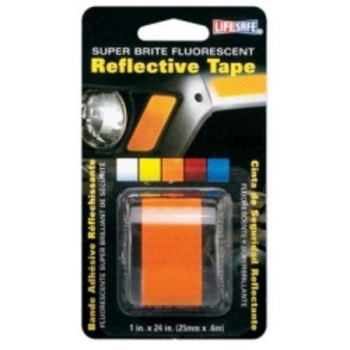 Incom RE180 Reflective Tape, 24 in L, 1 in W, Orange - 1