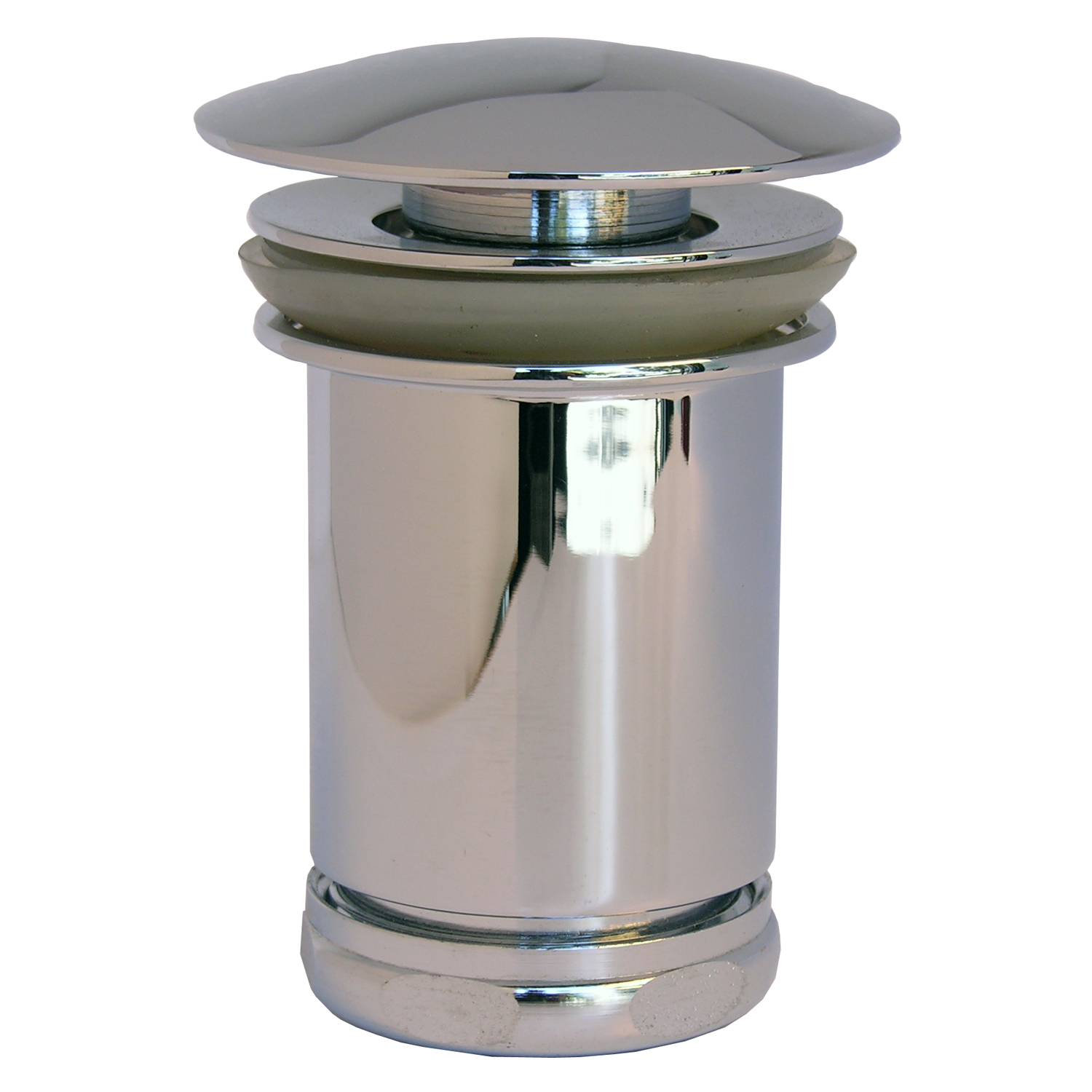 Tip-Toe Vessel Pop-Up Bathroom Sink Drain, Lasco, Chrome Plated - 1