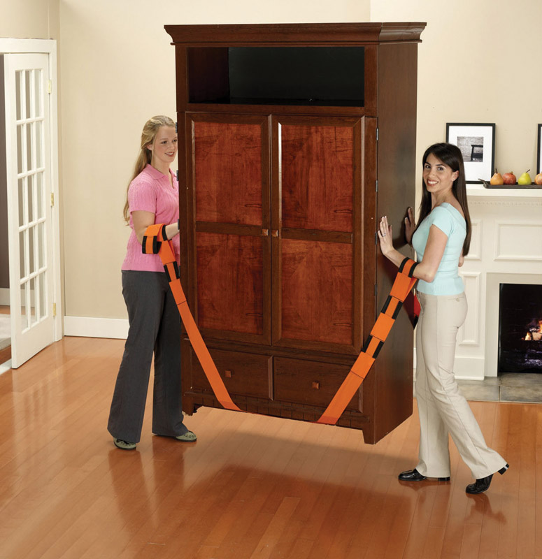 Lifting Strap, Forearm Forklift, 3 in W, 9 ft 4 in L, Orange - 4
