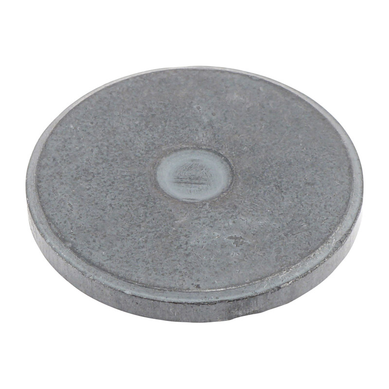 Magnetic Disc, Magnet Source, 1-1/2 in Dia, Charcoal Gray, 2 pc - 3