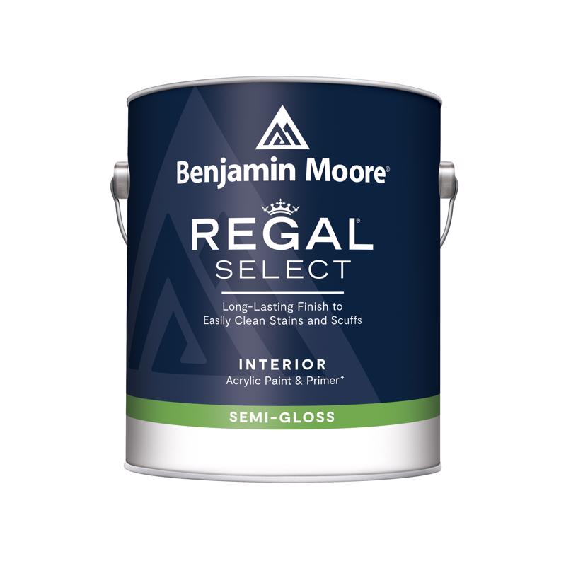 Interior Paint, Benjamin Moore, Regal Select, Semi-Gloss Sheen, Deep, 1 gal - 1