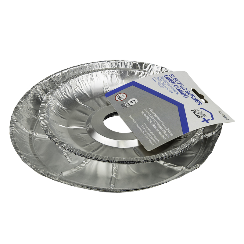 Electric Burner Liner Set, Home Plus, Aluminum - 2