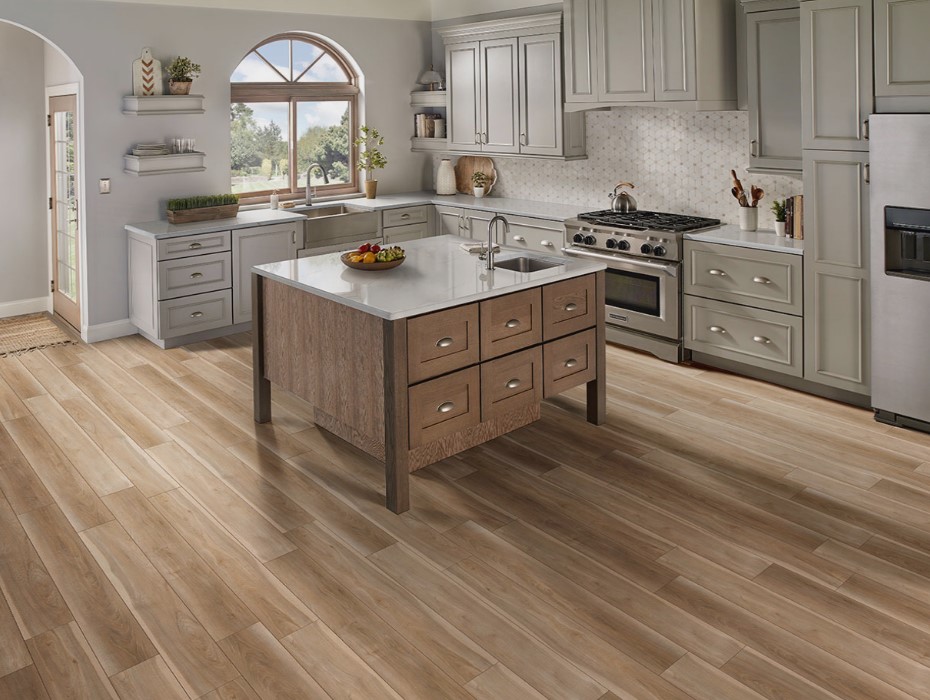Luxury Vinyl Plank, MSI, Andover, 7 in W x 48 in L, 20 mil, Bayhill Blonde, 23.77 sq-ft per Box - 2