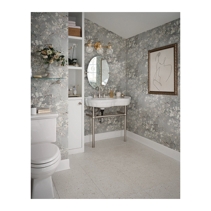 Banbury Bath Faucet, Moen, 2-Handle, Widespread, Brushed Nickel - 4