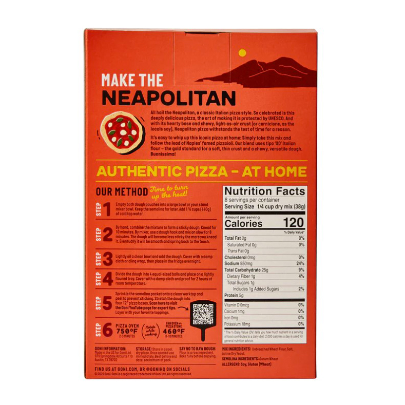 Pizza Dough Mix, Ooni, Neapolitan, 25.8 oz - 2