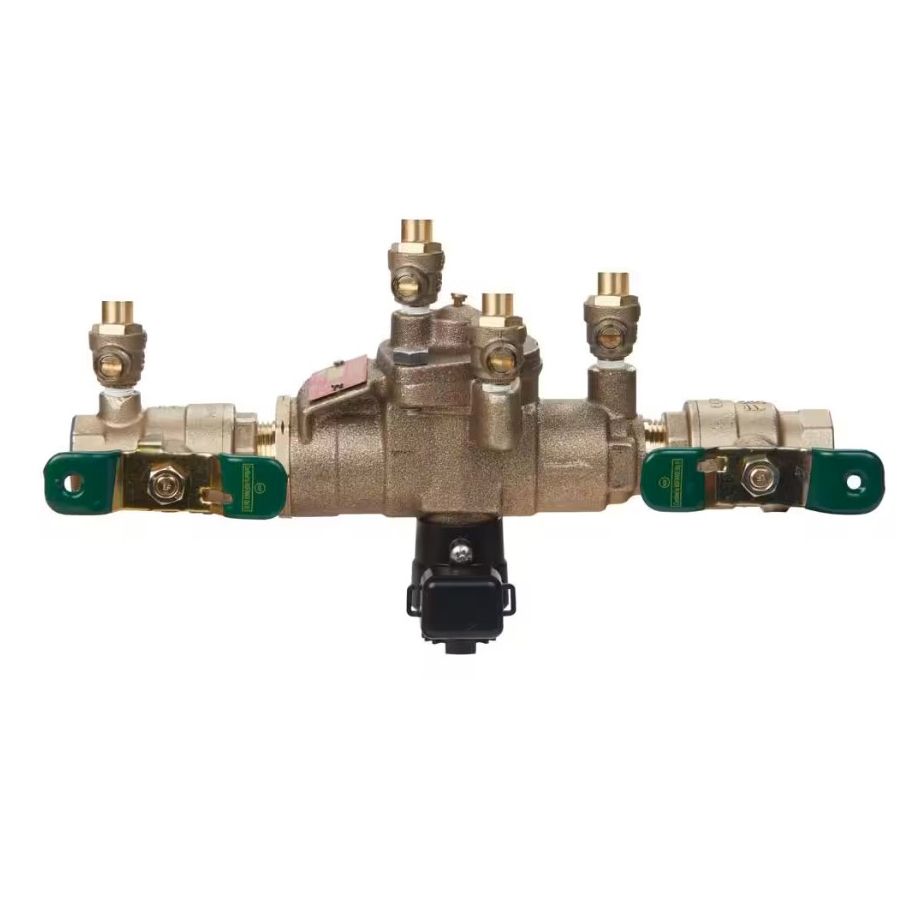 Backflow Preventer Assembly, Watts, 3/4 in Connection, 175 psi Max Pressure, Bronze - 1