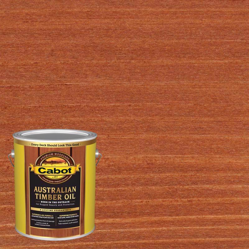 Timber Oil, Cabot, Mahogany Flame, Liquid, 1 gal - 2
