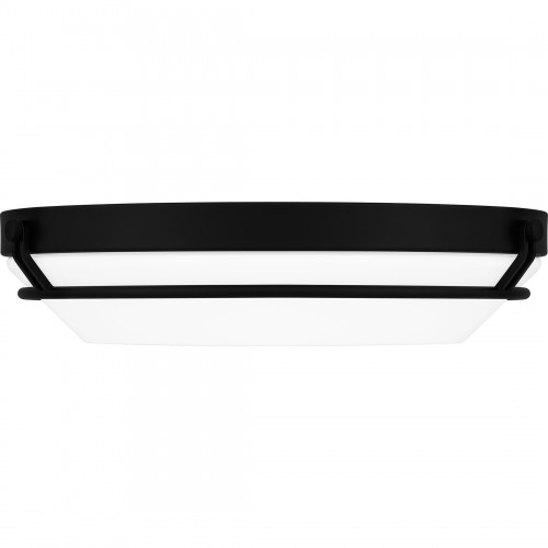 16 in Dunbar LED Flush Mount Light, Quoizel, 2500 Lumens, 3000 Kelvin, Black - 3