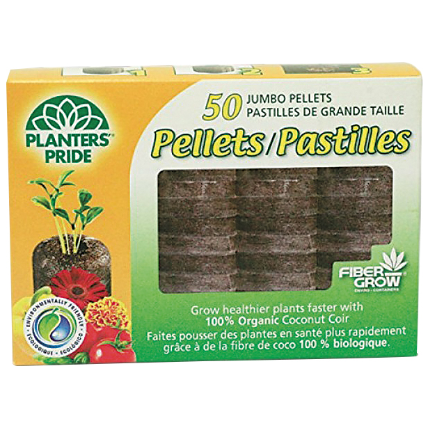 Coconut Coir Pellet, Planter's Pride, 50 pk - 1