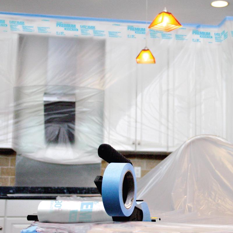 Easymask Masking Film, Trimaco, 180 ft L, 48 in W - 3