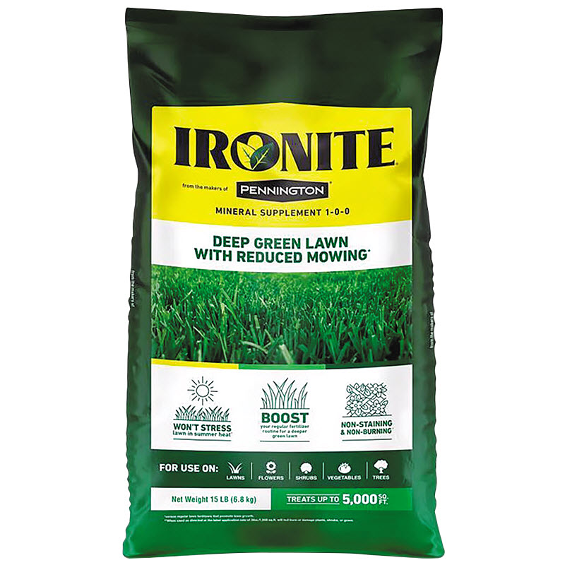 Mineral Supplement Fertilizer, Ironite, 15 lb Bag, 21-22-4 N-P-K Ratio - 1