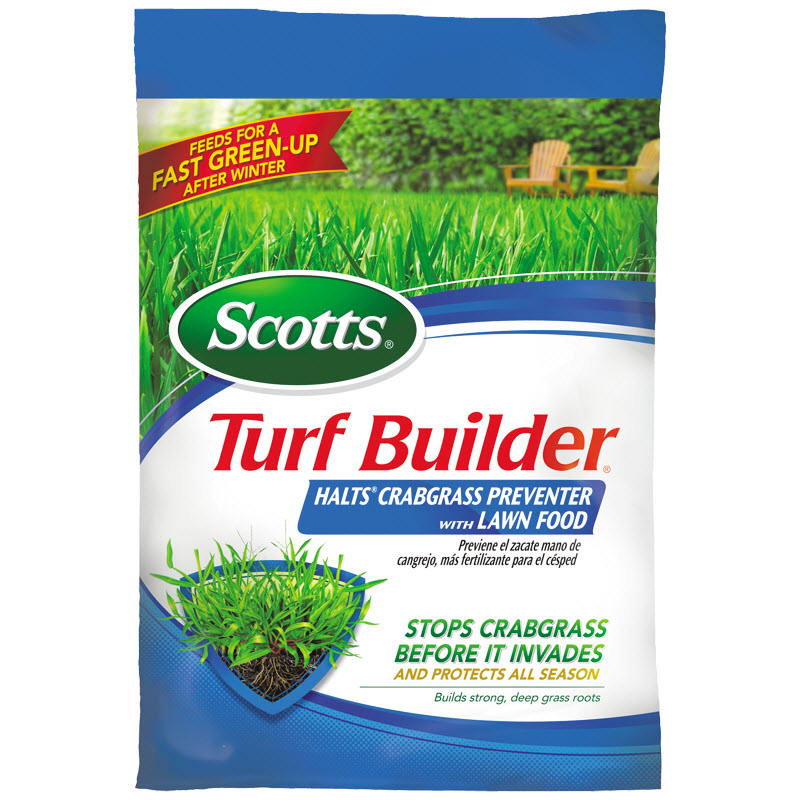 Turf Builder Crabgrass Preventer with Lawn Food, Scotts, 13.35 lb Bag, 30-0-4 N-P-K Ratio - 1