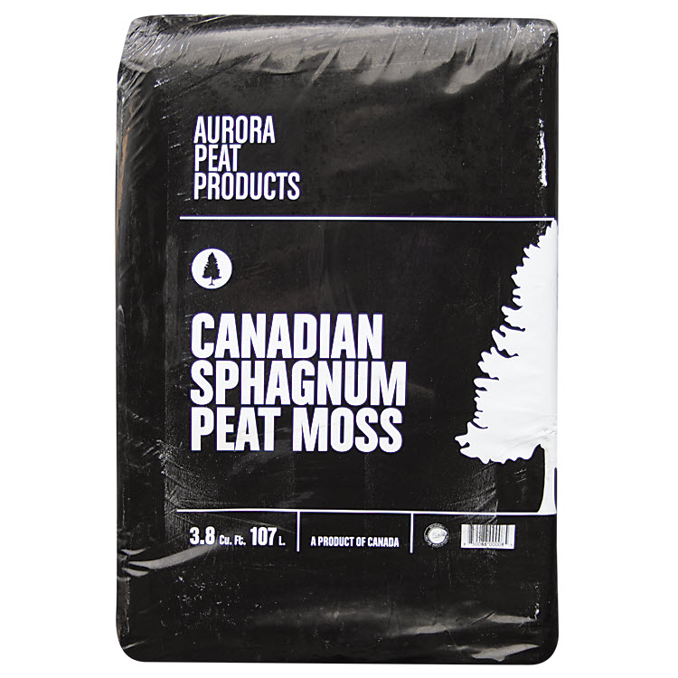 Sphagnum Peat Moss, Aurora Peat Products, 3.8 cu-ft Bale - 1