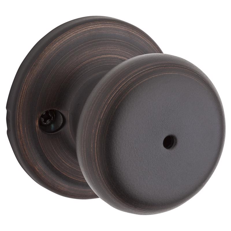 Juno Privacy Lockset, Kwikset, Venetian Bronze - 3