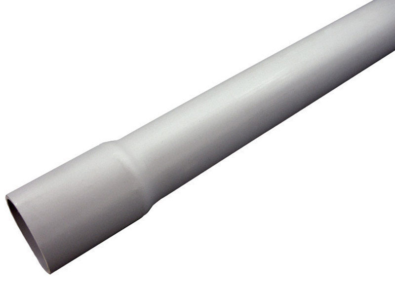 Conduit, Ridgeline Pipe Manufacturing, 1 1/2 in, 10 ft L, SCH 40, PVC - 1