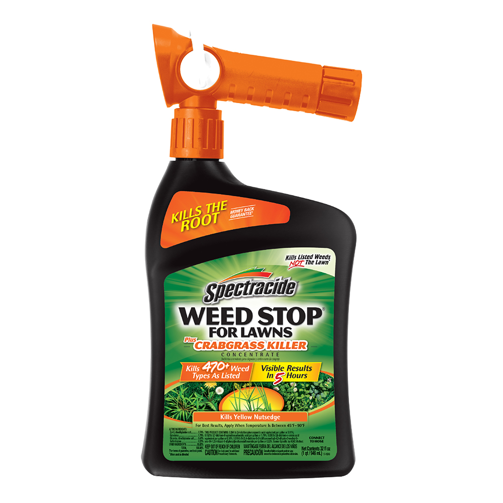 Weed and Crabgrass Killer, Spectracide, Liquid, Brown, 32 oz - 1