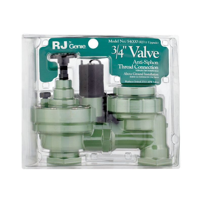 Anti-Siphon Valve, Toro, 3/4 in, MNPT, 150 psi Pressure, 0.5 to 15 gpm, PVC Body - 1