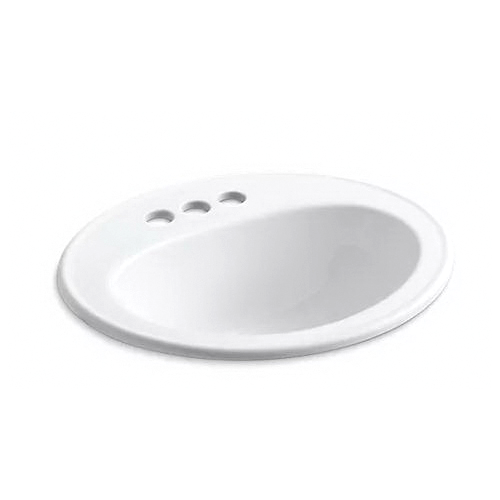 Pennington Bathroom Sink, Kohler, Drop-in, Oval - 2