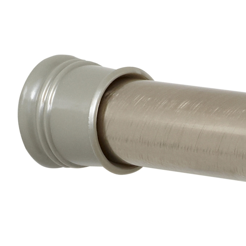 Shower Rod, Zenithen, Brushed Chrome - 1