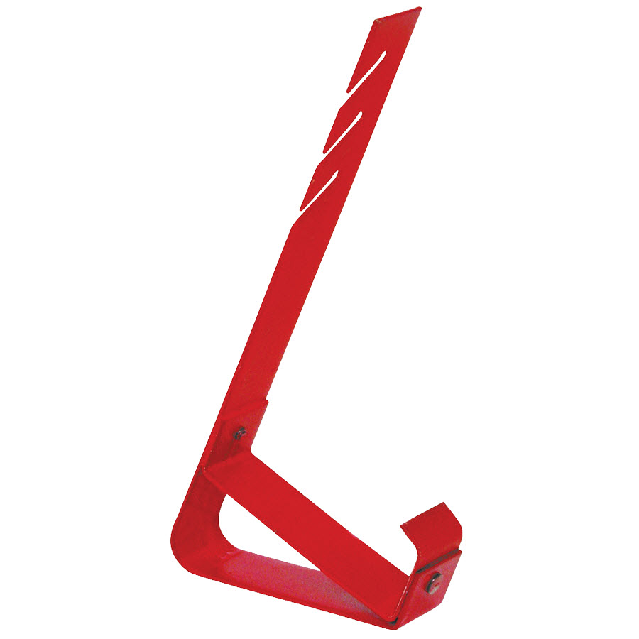 Roof Jack Bracket, Qualcraft, 2 x 6 in, Steel, For: Slide guard or Material Support on Low Slope Roofs - 1