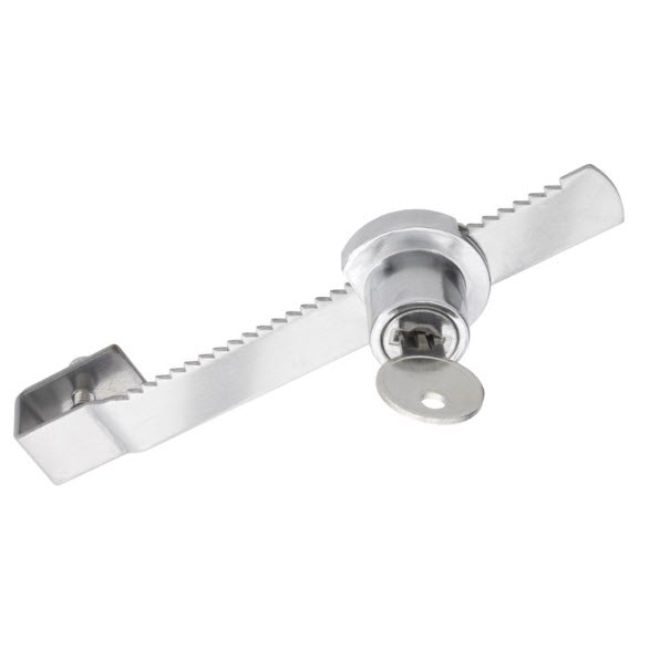 Showcase Keyed Lock, Ace, Steel/Zinc, Chrome - 1