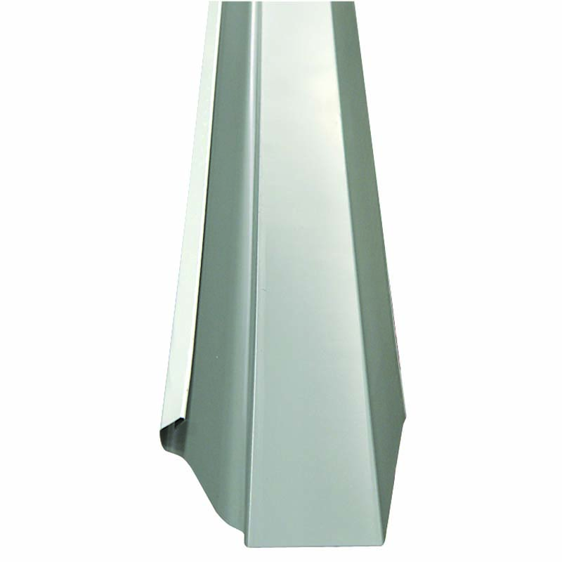 K-Style 4 in Gutter, Amerimax, White Painted Steel, 10 ft L - 1
