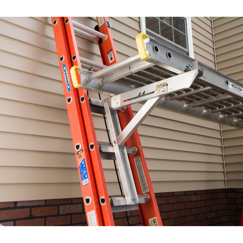 Three Rung Long Body Ladder Jack, Werner, Aluminum, 2 pk - 2