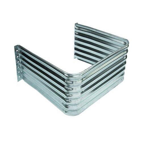 Foundation Vent Well, Award Metals, 19 in L, 4 in W, 12 in H, Plastic, Gray - 1