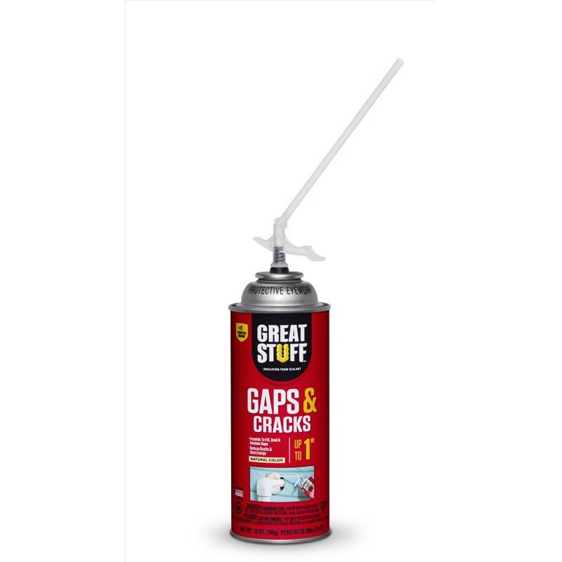 Foam Sealant, Great Stuff, Yellow, 12 oz, Can - 2