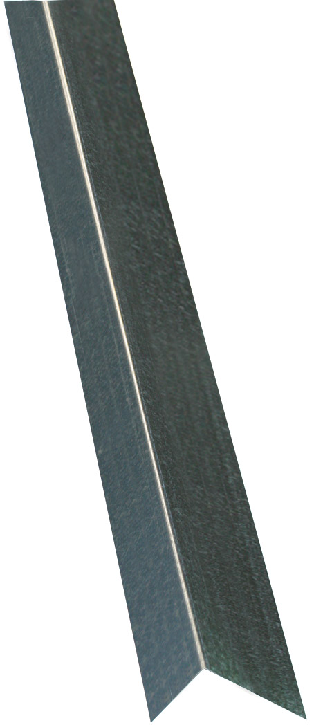 Edge Flashing, Ecco, L-Metal, 28 ga, Galvanized, 10 ft L, 3 in W, 2 in H - 1