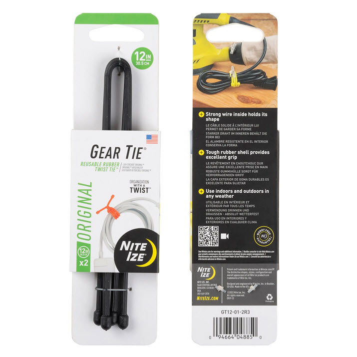 Gear Tie GT12-2PK-01