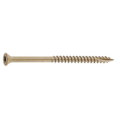 GuardDog Exterior Screw, #9 x 3 in L, Torx TTap Drive, Flat Head, 350 pk - 1