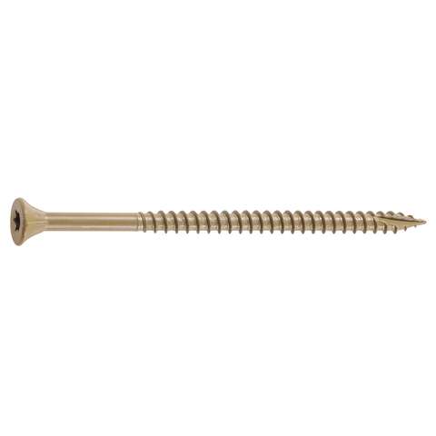 GuardDog Exterior Screw, #9 x 3-1/2 in L, Torx TTap Drive, Flat Head, 350 pk - 2